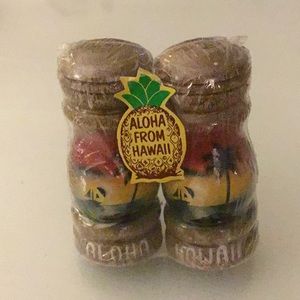 NWT Wooden Salt and Pepper Shakers from Hawaii